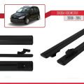 Skoda Roomster 2006-2015 Arası ile Uyumlu BASIC Model Ara Atkı Tavan Barı Siyah 2 Adet