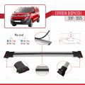 Citroen Dispatch (K0) 2017 ve Sonrası ile Uyumlu FLY Model Ara Atkı Tavan Barı Gri 3 Adet