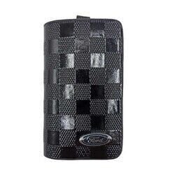 Ford Uyumlu Yedek Parça Fermuarlı Parlak Deri Anahtar Kabı