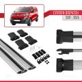 Citroen Dispatch (K0) 2017 ve Sonrası ile Uyumlu FLY Model Ara Atkı Tavan Barı Gri 2 Adet