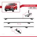 Citroen Dispatch (K0) 2017 ve Sonrası ile Uyumlu BASIC Model Ara Atkı Tavan Barı Gri 4 Adet
