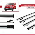 Citroen Dispatch (K0) 2017 ve Sonrası ile Uyumlu BASIC Model Ara Atkı Tavan Barı Gri 4 Adet