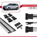 Mercedes GLE Class 3 (W166) 2015-2018 Arası ile Uyumlu FLY Model Ara Atkı Tavan Barı Gri 2 Adet