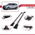 Mercedes GLE Class 3 (W166) 2015-2018 Arası ile Uyumlu FLY Model Ara Atkı Tavan Barı Gri 2 Adet