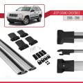 Jeep Grand Cherokee 3 (WK) 2005-2010 Arası ile Uyumlu FLY Model Ara Atkı Tavan Barı Gri 2 Adet