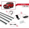 Fiat Doblo 2000-2009 Arası ile Uyumlu BASIC Model Ara Atkı Tavan Barı Gri 4 Adet