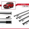 Fiat Doblo 2000-2009 Arası ile Uyumlu BASIC Model Ara Atkı Tavan Barı Gri 4 Adet