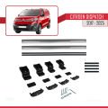 Citroen Dispatch (K0) 2017 ve Sonrası ile Uyumlu BASIC Model Ara Atkı Tavan Barı Gri 2 Adet