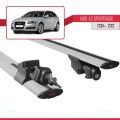 A3 (8PA) Sportback 2004-2012 Arası ile Uyumlu HOOK Model Ara Atkı Tavan Barı Gri 2 Adet