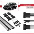 Seat Alhambra 2 (7N) 2010-2020 Arası ile Uyumlu FLY Model Ara Atkı Tavan Barı Gri 2 Adet