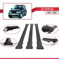 Kia Sportage 1997-2002 Arası ile Uyumlu FLY Model Ara Atkı Tavan Barı Siyah 3 Adet