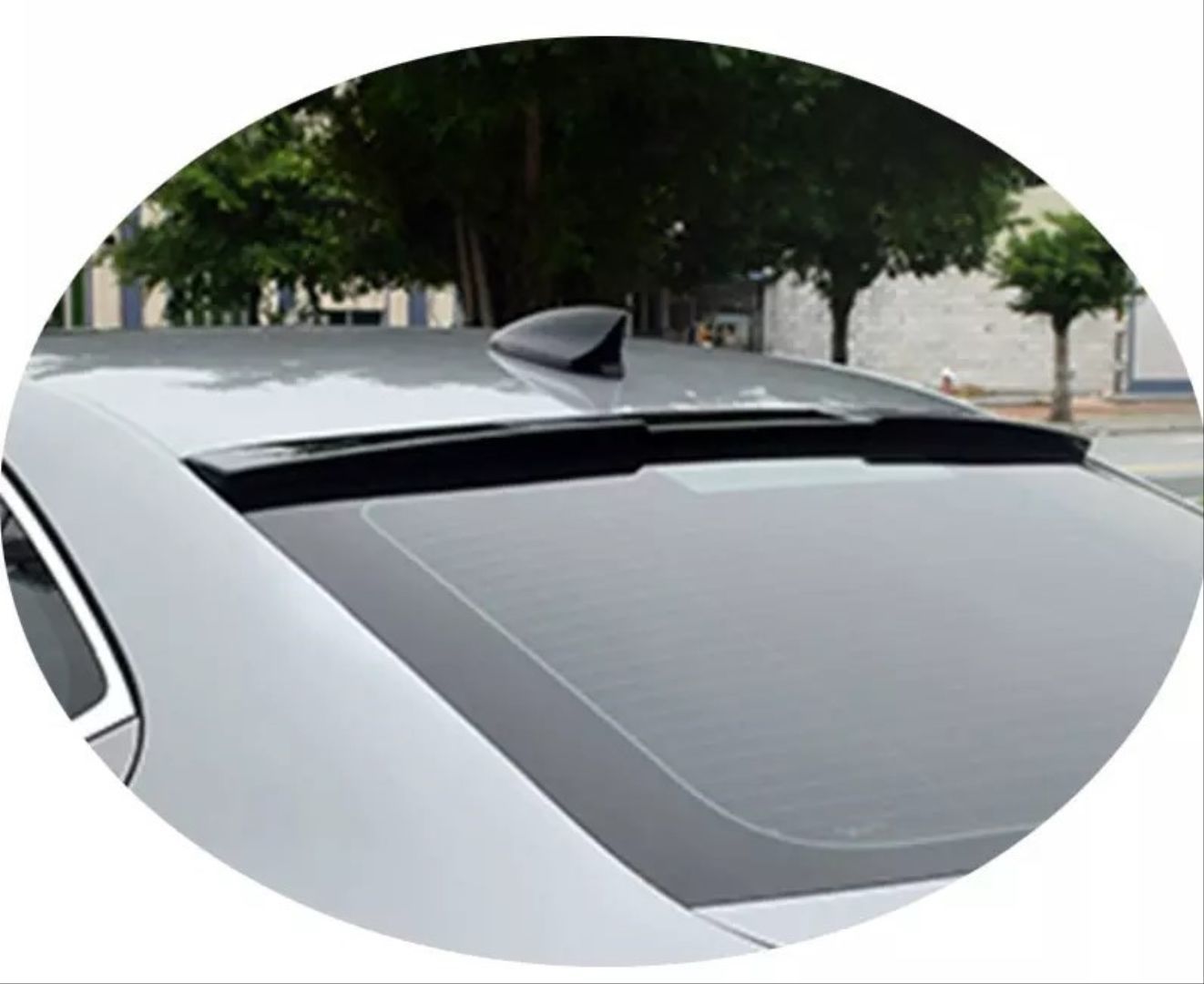 Skoda Super B 2020 + Uyumlu Cam Üstü Spoiler / Pıano Black - Parlak Siyah