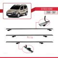 Citroen Nemo 3 (225) 2008-2017 Arası ile Uyumlu BASIC Model Ara Atkı Tavan Barı Gri 4 Adet
