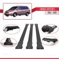 Honda Odyssey 1995-1998 Arası ile Uyumlu FLY Model Ara Atkı Tavan Barı Siyah 3 Adet