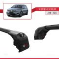 Volkswagen Tiguan 2 (AD1) 2016-2023 Arası ile Uyumlu ACE-2 Ara Atkı Tavan Barı Siyah 2 Adet