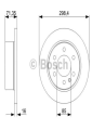 Volkswagen Crafter Arka Fren Diski, 2006 Sonrası, 2.5 TDi