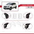 Vauxhall Crossland X 2017-2020 Arası ile Uyumlu ACE-2 Ara Atkı Tavan Barı Gri 2 Adet