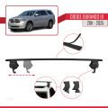 Dodge Durango 3 2011 ve Sonrası ile Uyumlu ACE-4 Ara Atkı Tavan Barı Siyah 2 Adet