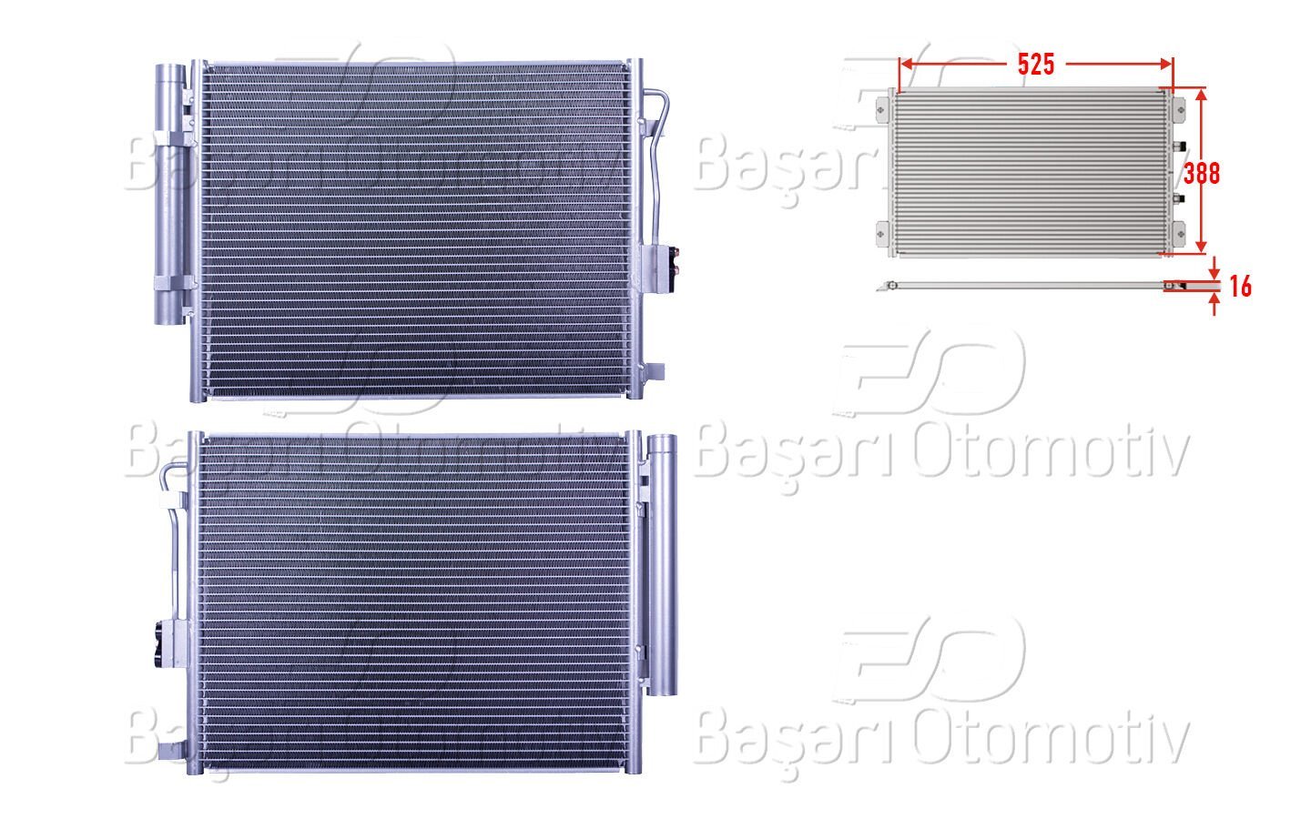 Hyundai I30 2012 ve Sonrası Uyumlu Klima Radyatörü