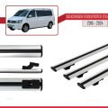 Volkswagen T6 Transporter 2015-2024 Arası ile Uyumlu BASIC Model Ara Atkı Tavan Barı Gri 3 Adet