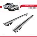 Hyundai Tucson (JM) 2004-2019 Arası ile Uyumlu HOOK Model Ara Atkı Tavan Barı Gri 2 Adet