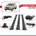 Chevrolet Uplander 2005-2009 Arası ile Uyumlu FLY Model Ara Atkı Tavan Barı Siyah 3 Adet