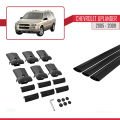 Chevrolet Uplander 2005-2009 Arası ile Uyumlu FLY Model Ara Atkı Tavan Barı Siyah 3 Adet
