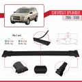 Chevrolet Uplander 2005-2009 Arası ile Uyumlu FLY Model Ara Atkı Tavan Barı Siyah 3 Adet