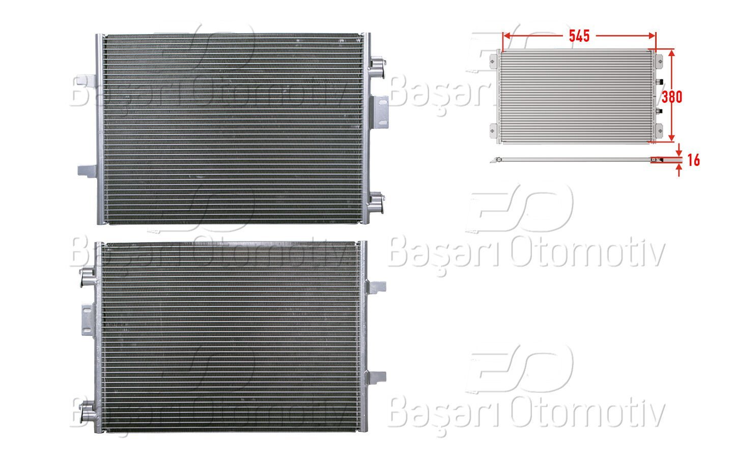 Renault Clio 2 Symbol 1.5DCI Klima Radyatörü