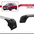 Vauxhall Crossland 2020-2024 Arası ile Uyumlu ACE-2 Ara Atkı Tavan Barı Gri 2 Adet