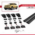 Volkswagen Teramont (CA1) 2018-2024 Arası ile Uyumlu ACE-2 Ara Atkı Tavan Barı Siyah 2 Adet