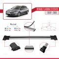 Renault Laguna 3 Estate 2007-2013 Arası ile Uyumlu FLY Model Ara Atkı Tavan Barı Gri 3 Adet