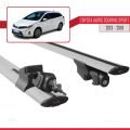 Toyota Auris 2 (E180) Touring Sports 2013-2018 Arası ile Uyumlu HOOK Model Ara Atkı Tavan Barı Gri 2 Adet