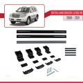 Toyota Land Cruiser V8 (J200) 2008-2021 Arası ile Uyumlu BASIC Model Ara Atkı Tavan Barı Siyah 2 Adet