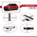 Citroen C4 Cactus 2014-2021 Arası ile Uyumlu BASIC Model Ara Atkı Tavan Barı Gri 2 Adet