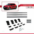 Citroen C4 Cactus 2014-2021 Arası ile Uyumlu BASIC Model Ara Atkı Tavan Barı Gri 2 Adet