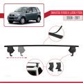 Daihatsu Terios 2 (J200/F700) 2006-2017 Arası ile Uyumlu ACE-4 Ara Atkı Tavan Barı Siyah 2 Adet