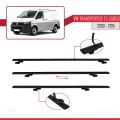 Volkswagen T5 Transporter 2003-2015 Arası ile Uyumlu BASIC Model Ara Atkı Tavan Barı Siyah 3 Adet