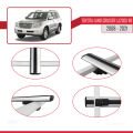 Toyota Land Cruiser V8 (J200) 2008-2021 Arası ile Uyumlu BASIC Model Ara Atkı Tavan Barı Gri 2 Adet