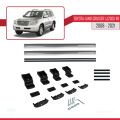 Toyota Land Cruiser V8 (J200) 2008-2021 Arası ile Uyumlu BASIC Model Ara Atkı Tavan Barı Gri 2 Adet