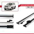 Toyota Land Cruiser V8 (J200) 2008-2021 Arası ile Uyumlu BASIC Model Ara Atkı Tavan Barı Gri 2 Adet