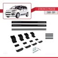 Citroen C3 Picasso 2009-2017 Arası ile Uyumlu BASIC Model Ara Atkı Tavan Barı Siyah 2 Adet
