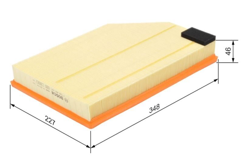 Volvo S60 II / S80 II / V60 / V70 III / XC60 / XC70 – 2007–2010 Sonrası Uyumlu Hava Filtresi (1.6, 2.0, 2.4D, D3, D5, T)