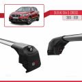 Suzuki SX4 S-Cross 3 (JYB) 2013-2021 Arası ile Uyumlu ACE-2 Ara Atkı Tavan Barı Gri 2 Adet
