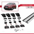 Suzuki SX4 S-Cross 3 (JYB) 2013-2021 Arası ile Uyumlu ACE-2 Ara Atkı Tavan Barı Gri 2 Adet
