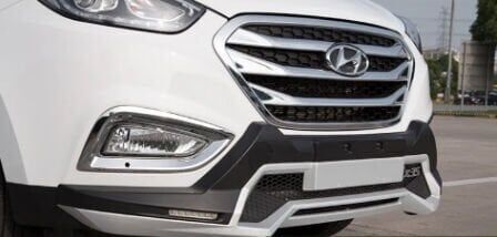 Hyundai iX35 2010+ Uyumlu Yedek Parça Ön ve Arka Tampon Koruma Led