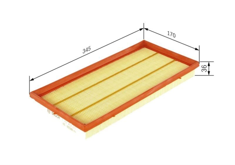 Volvo S40/V40 1996–2006 Arası Uyumlu Hava Filtresi