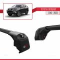 Toyota Fortuner (AN160) 2015-2023 Arası ile Uyumlu ACE-2 Ara Atkı Tavan Barı Siyah 2 Adet
