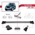 Kia Sportage 1997-2002 Arası ile Uyumlu FLY Model Ara Atkı Tavan Barı Gri 3 Adet