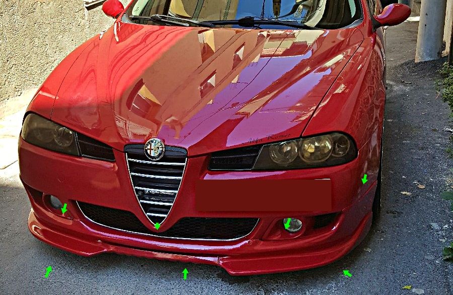 Alfa Romeo 156 2004-2006 Ön Tampon Eki